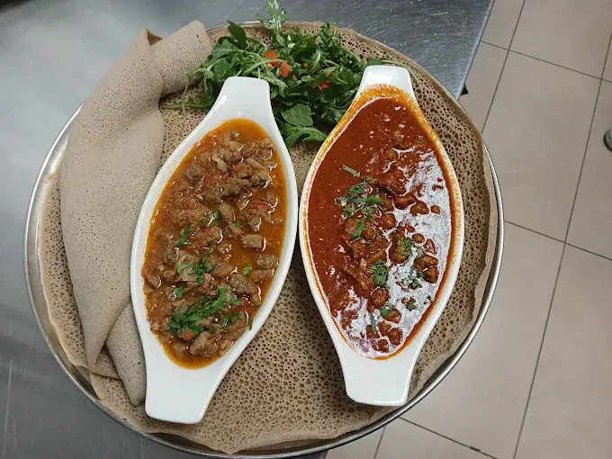 Gomen - Ethiopian collard greens at Horeb Restaurant Calgary