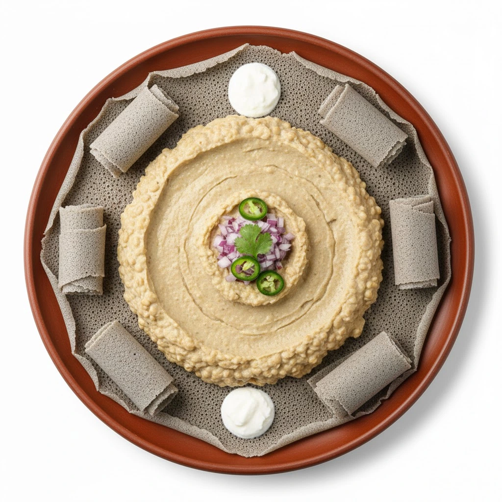 Shiro - Chickpea stew at Horeb Restaurant Calgary